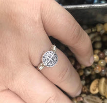 Load image into Gallery viewer, Wire Wrapped Ring | St. Benedict | Catholic | Religious | Jewelry
