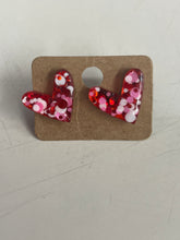 Load image into Gallery viewer, Valentine Heart stud earrings
