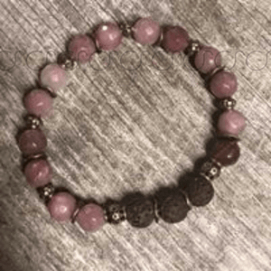 Strawberry Quartz Oil Diffusing  Bracelet - Original Stiles