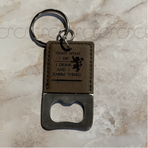 Customizable  Bottle Opener Keychain - Original Stiles