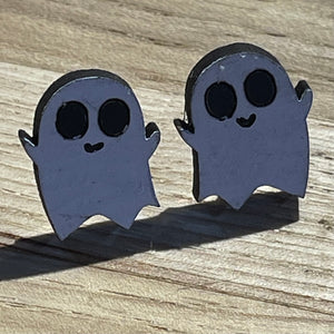 Ghost earrings -studs