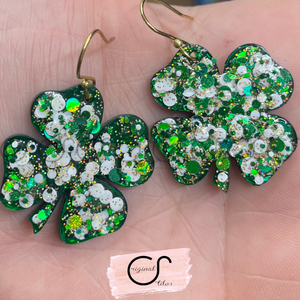 Clover| St. Paddy’s Day| Flowers | studs